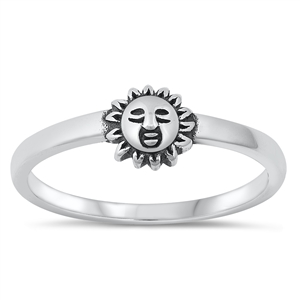 Silver Ring - Sun