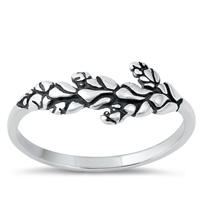 Silver Ring - Leaves