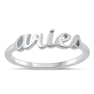 Silver Ring - Aries Zodiac