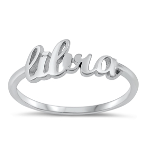 Silver Ring - Libra Zodiac