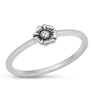 Silver Ring - Flower