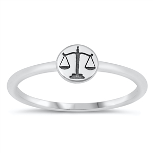 Silver Ring - Libra Zodiac