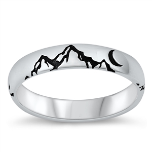 Silver Ring - Mountains