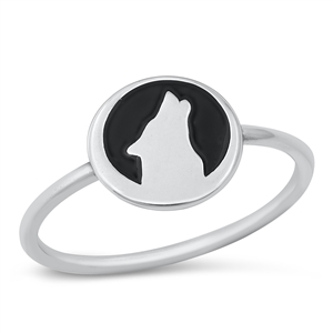 Silver Ring - Wolf