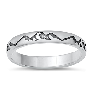 Silver Ring - Mountains