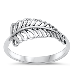 Silver Ring - Leaf