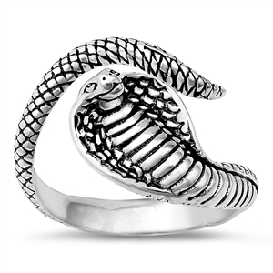 Silver Ring - Cobra Snake