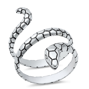 Silver Ring - Snake