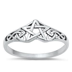 Silver Ring - Celtic Star