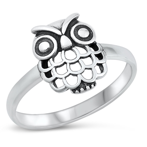 Silver Ring - Owl