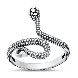 Silver Ring - Snake