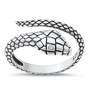 Silver Ring - Snake