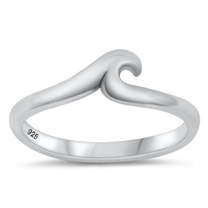 Silver Ring - Wave