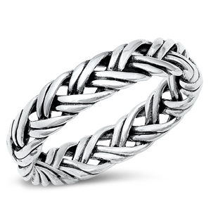 Silver Ring - Braid