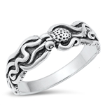 Silver Ring - Octopus