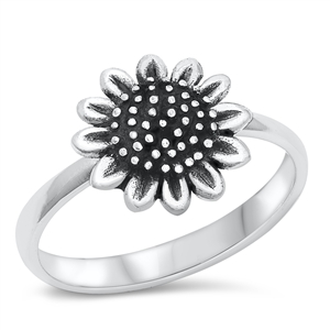 Silver Ring - Sunflower