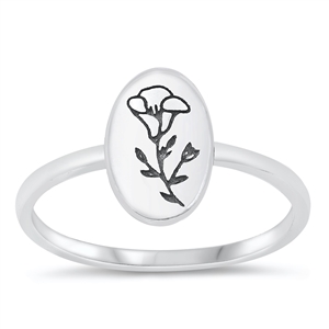 Silver Ring - Flower