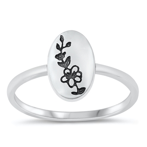 Silver Ring - Flower