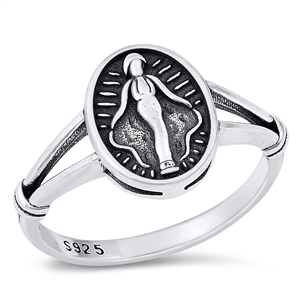 Silver Ring - Miraculous Medal