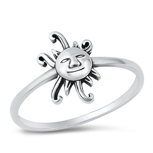 Silver Ring - Sun