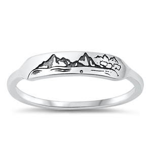 Silver Ring - Mountains