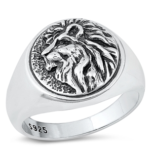 Silver Ring - Lion