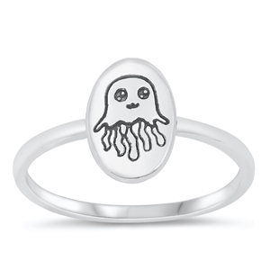 Silver Ring - Jellyfish