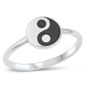 Silver Ring - Yin Yang