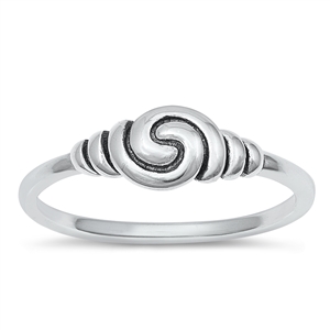 Silver Ring - Spiral