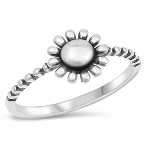 Silver Ring - Sunflower