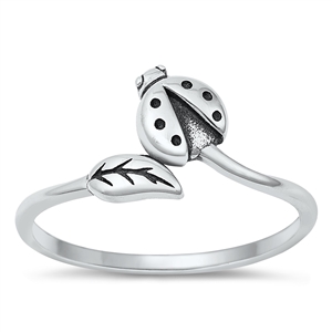 Silver Ring - Ladybug