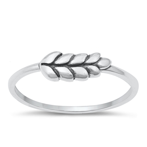 Silver Ring - Leaf