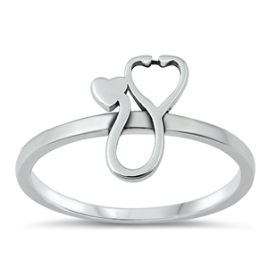 Silver Ring - Stethoscope