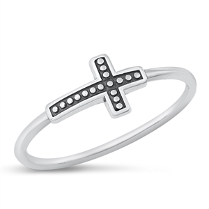 Silver Ring - Cross