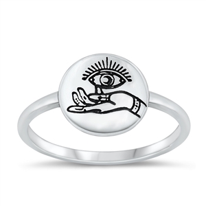 Silver Ring - Eye