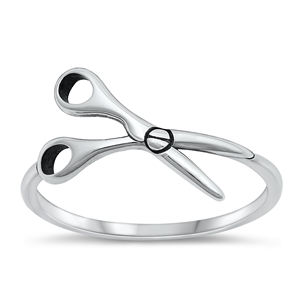 Silver Ring - Scissors