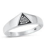 Silver Ring - Valknut