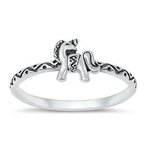 Silver Ring - Unicorn