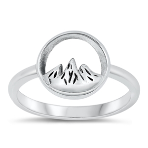 Silver Ring - Mountains