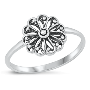 Silver Ring - Mandala