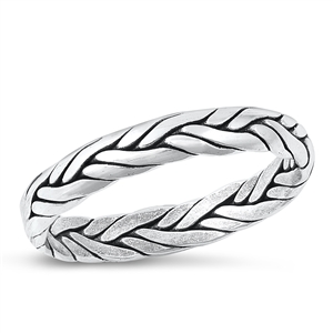 Silver Ring - Braid