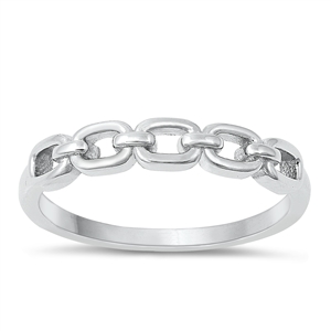 Silver Ring - Chain