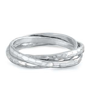 Silver Ring - Triple Band