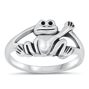 Silver Ring - Frog