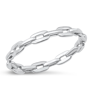 Silver Ring - Chain