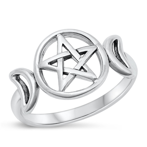 Silver Ring - Pentacle