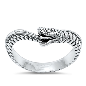 Silver Ring - Snake