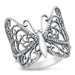 Silver Ring - Butterfly