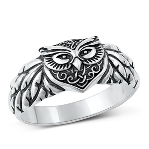 Silver Ring - Owl