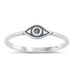 Silver Ring - Evil Eye